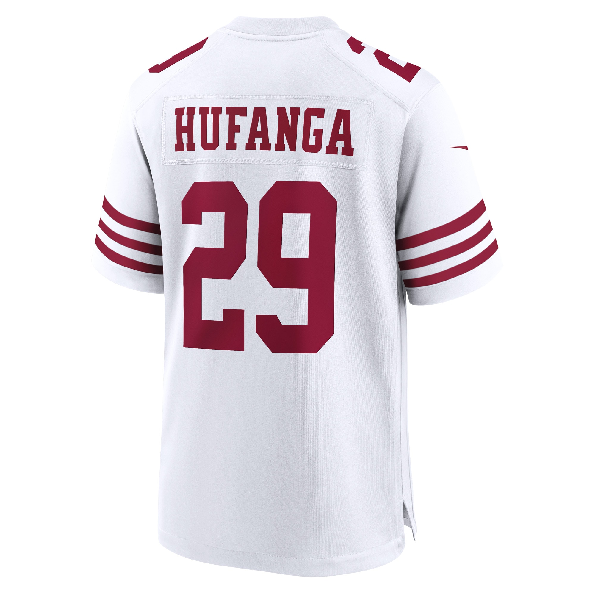 Men's Nike Talanoa Hufanga White San Francisco 49ers Away Game