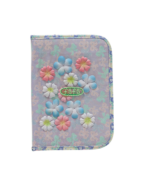 MICHALINA | マルチ・母子手帳ケース(L) - ライラックリボン 【公式