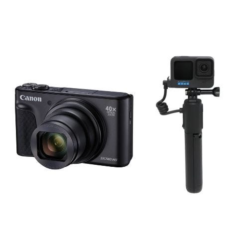 レンタル] 海外旅行向け コンパクトデジタルカメラ＆GoPro Vlogセット