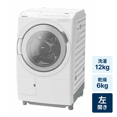 レンタル] 日立【左開き】洗濯12kg/乾燥6kg ビッグドラム BD-SV120JL