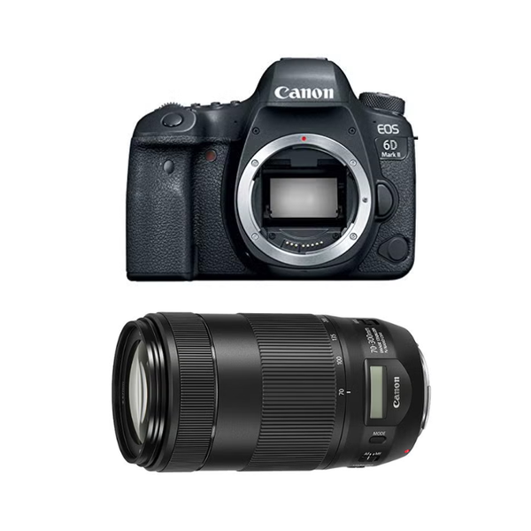 レンタル] CANON EOS 6D Mark IIと望遠ズームレンズ(70-300mm) セット