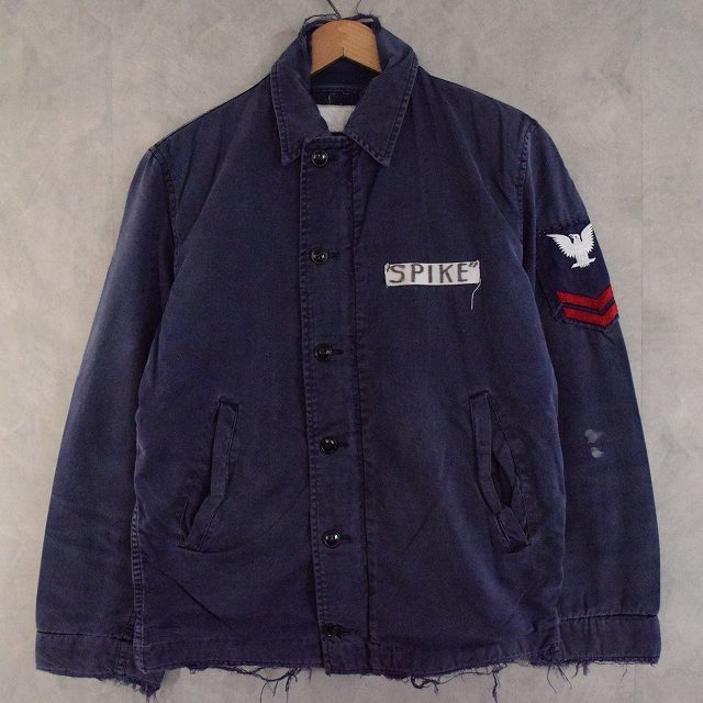 60年代 アメリカ軍 ミリタリー ネイビー ユーティリティージャケット