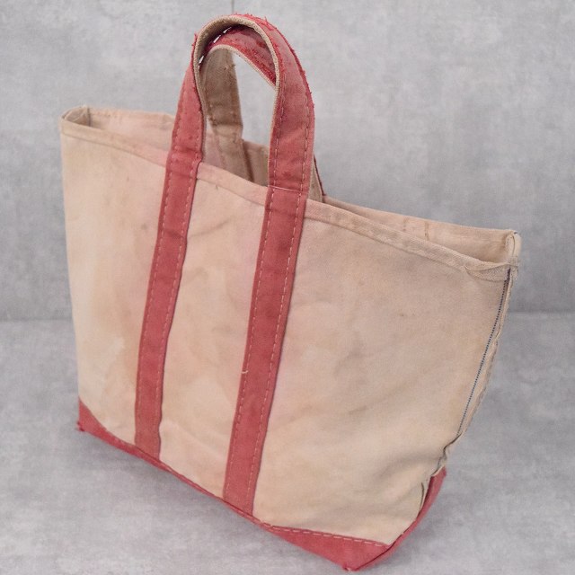 80s 80年代 エルエルビーン トートバッグ 赤 レッド アウトドア バッグ