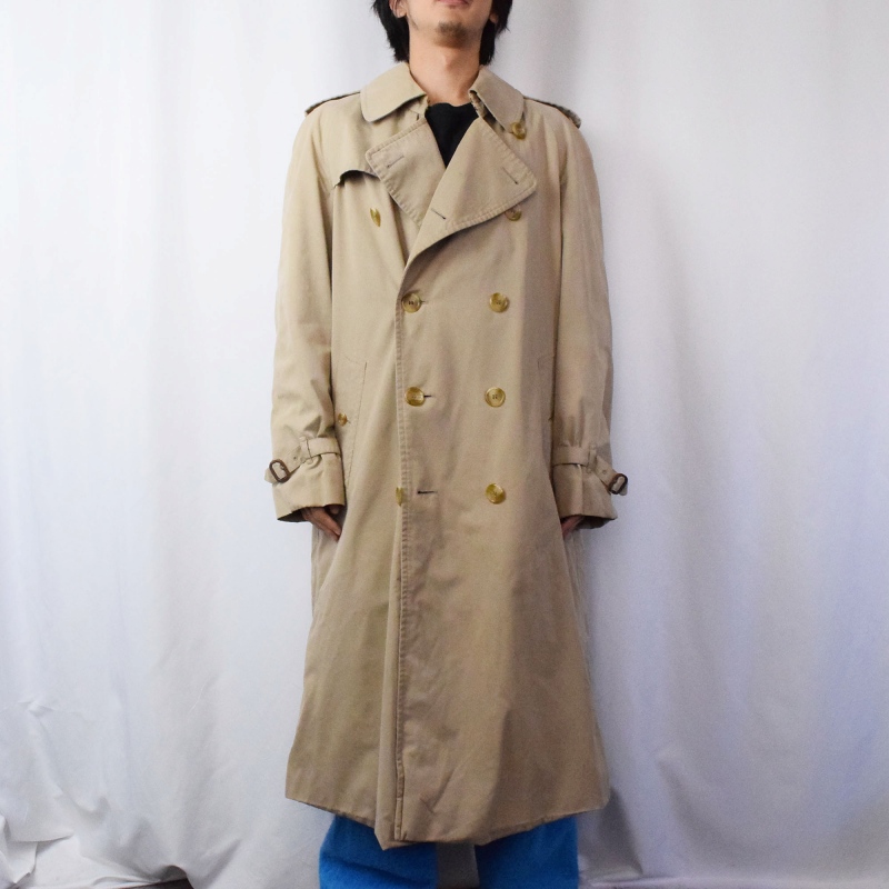 80s 90s 80年代 90年代 バーバリーズ ベージュ コットン×ポリエステル