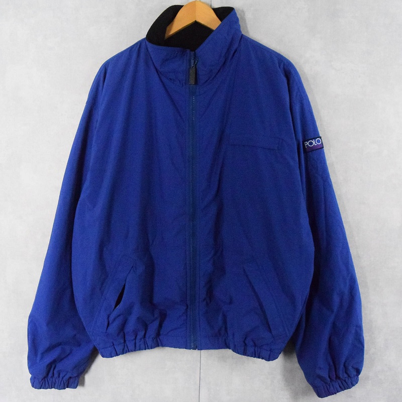 90年代 90s ラルフローレン ポロスポーツ 青 裏フリース | ビンテージ