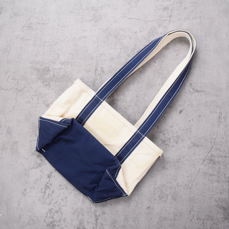 90s 90年代 エルエルビーン アメリカ製 白 ホワイト 紺 ネイビー