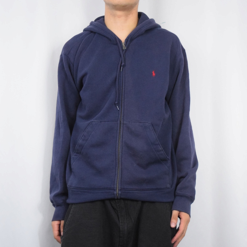 ポロラルフローレン 紺 ネイビー フーディー 長袖 |ヴインテージ古着屋