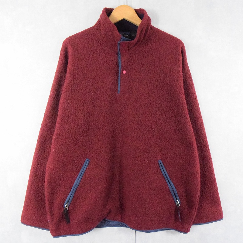 90s 90年代 パタゴニア シンチラ スナップT アメリカ製 ボルドー