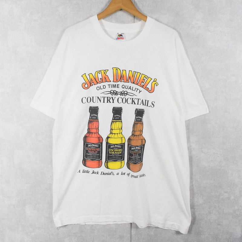 90s 90年代 お酒 アルコール ジャックダニエル アメリカ製 白 ホワイト