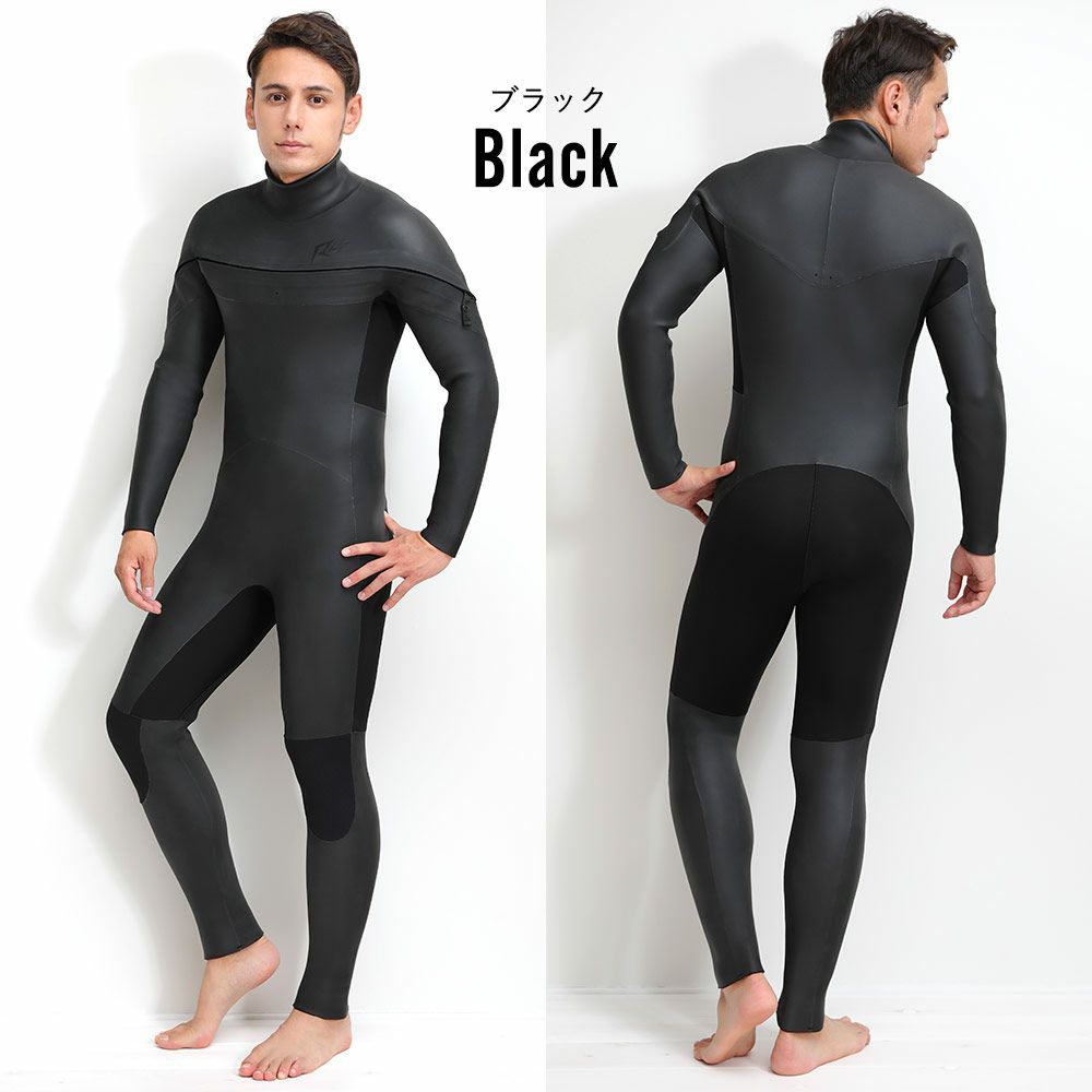 RSS SURF メンズ セミドライ ロングチェストジップ 5x3mm M～XXL 全1色