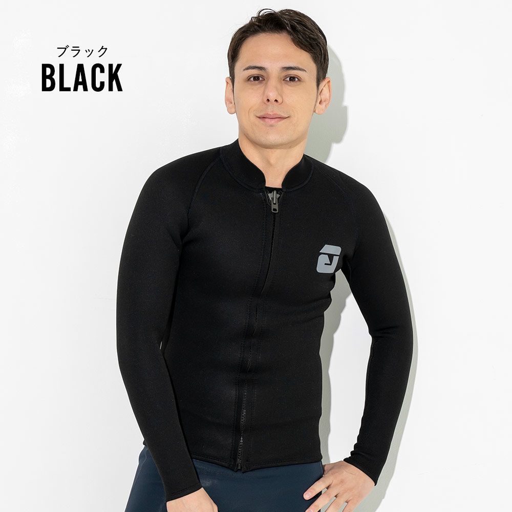 メンズ タッパー フロントジップ 2.5mm M～XXL 全1色 | FELLOW SURF 直営店