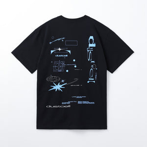 DUSTCELL】「光」グラフィックTシャツ／BLACK／DUSTCELL TOUR 2024「光