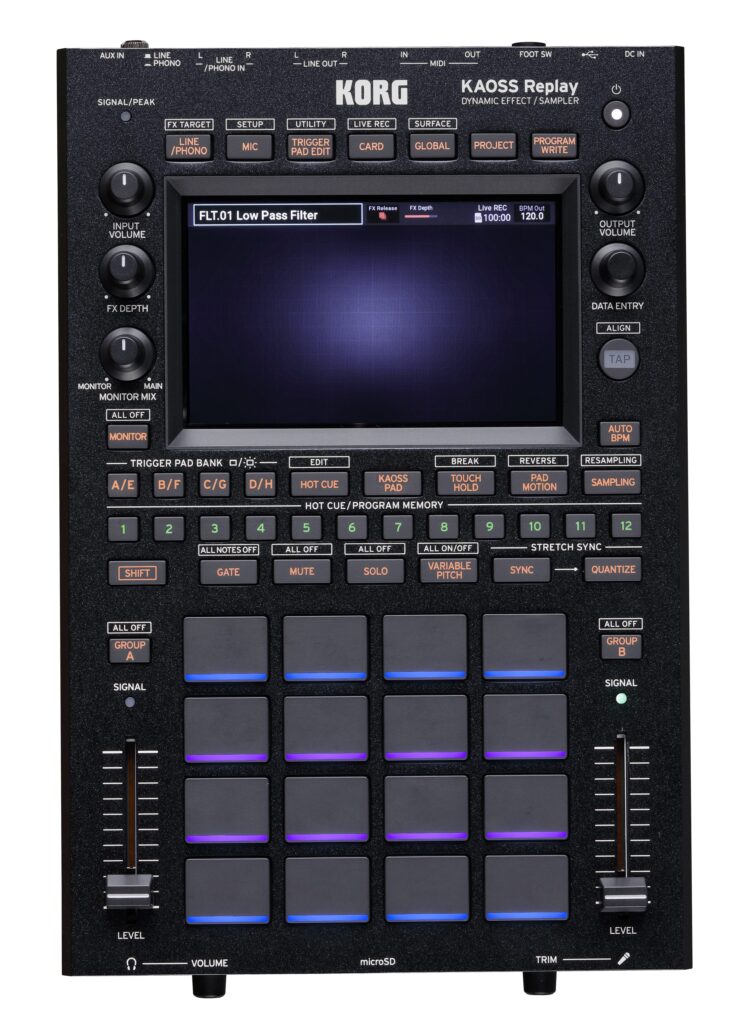 製品レビュー】KORG Kaoss Replay | Filter（フィルター）