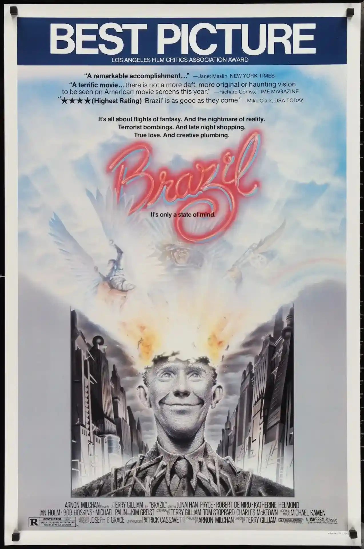 Brazil Movie Poster 1985 1 Sheet (27x41)