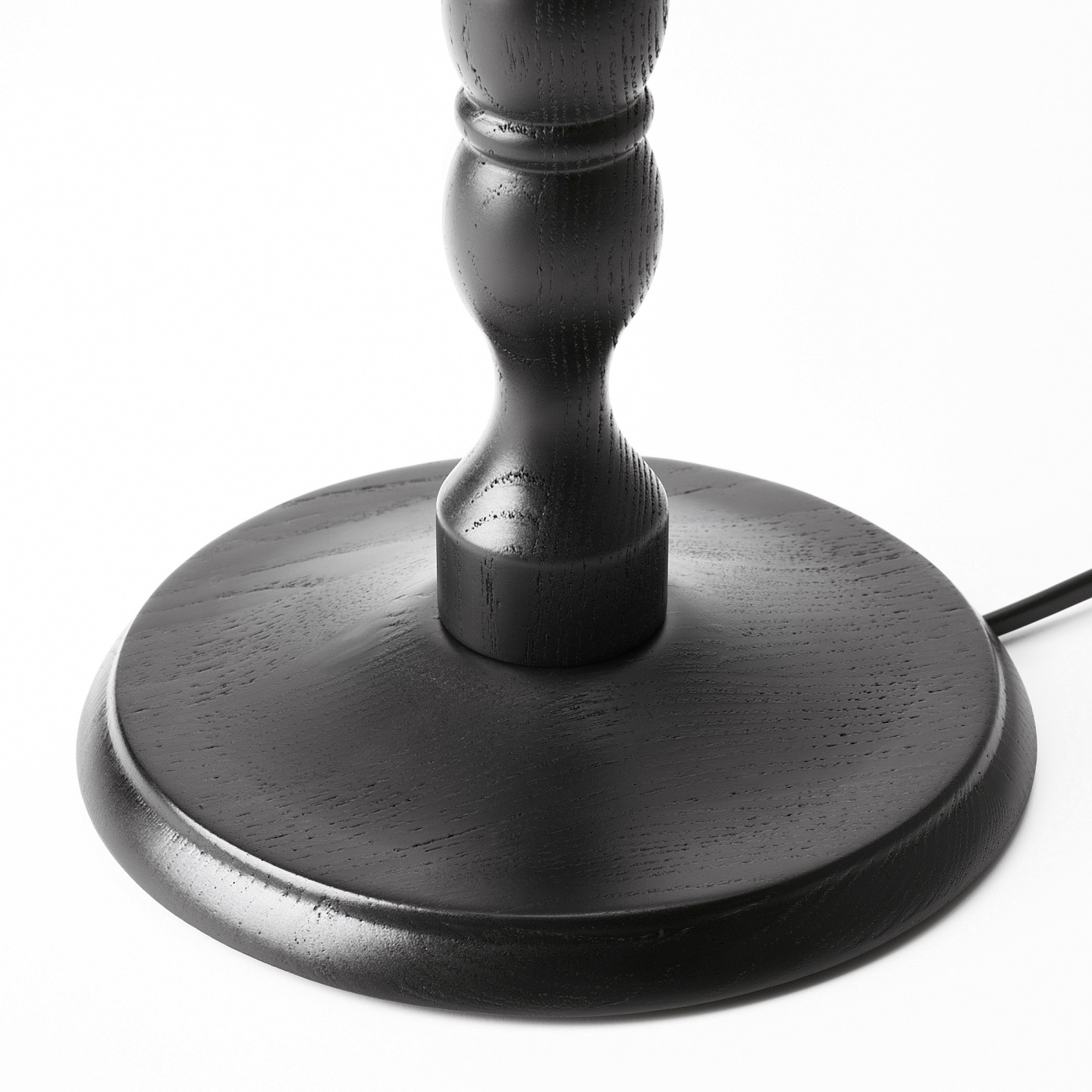 KINNAHULT table lamp black ash/black - IKEA