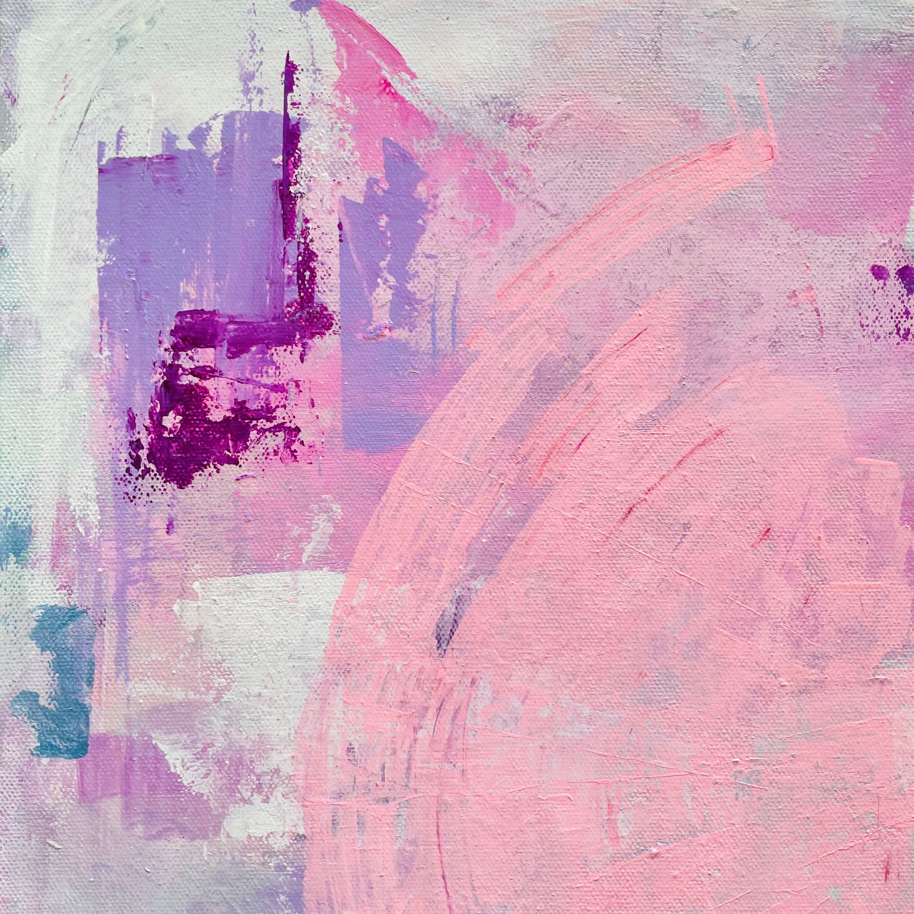 旋風 ～Uplifting pink by Mamiko Okubo - 絵画販売・購入・レンタル