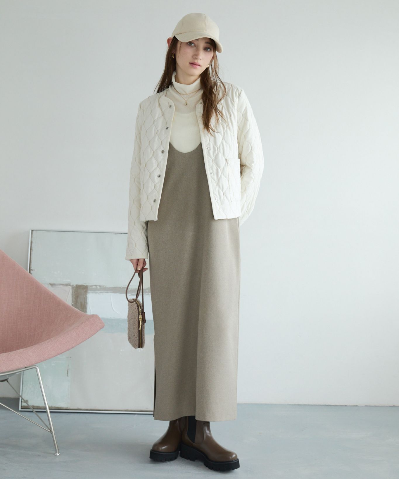 前後2WAY Iラインワンピース｜Stola.（ストラ）公式通販サイト