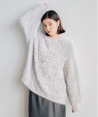 オーロララメフェザービッグニット｜PETAL ONLINE（ペタルオンライン）