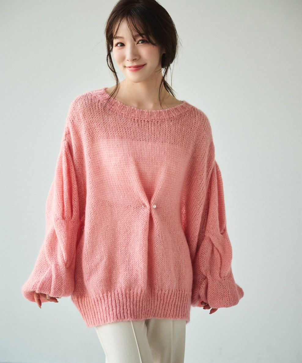 センタータックキッドモヘヤニット｜PETAL ONLINE（ペタルオンライン）