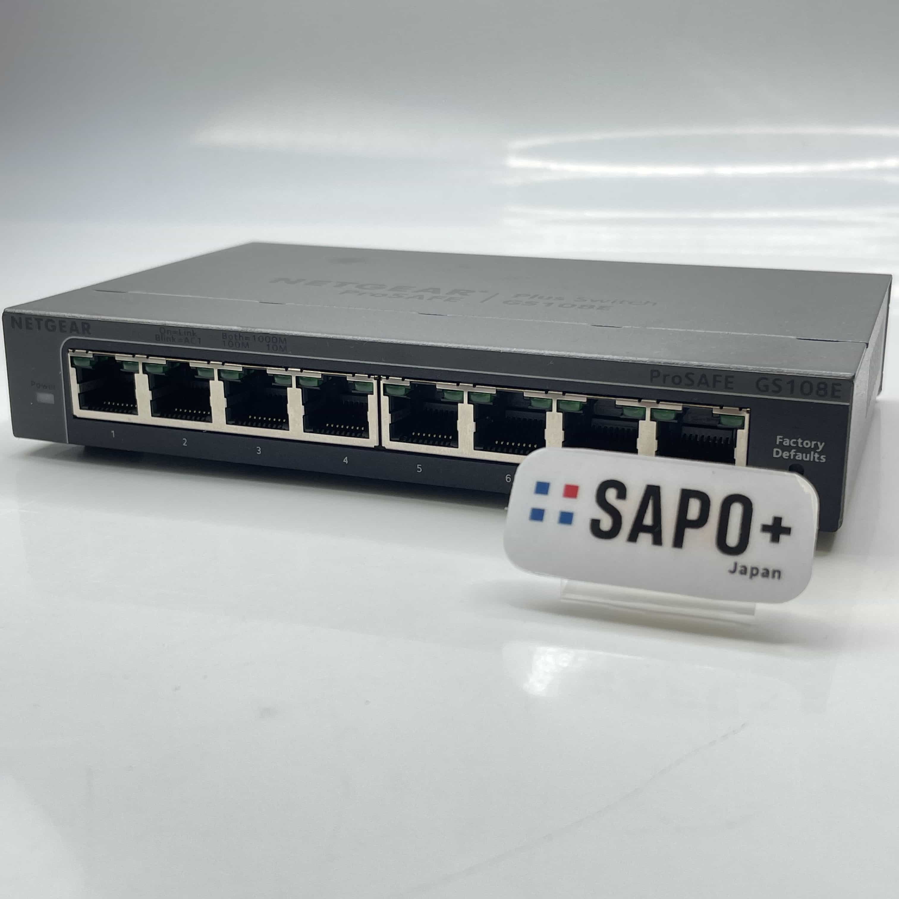 GS108Ev3 8ポートギガビットイーサネットプラススイッチ NETGEAR