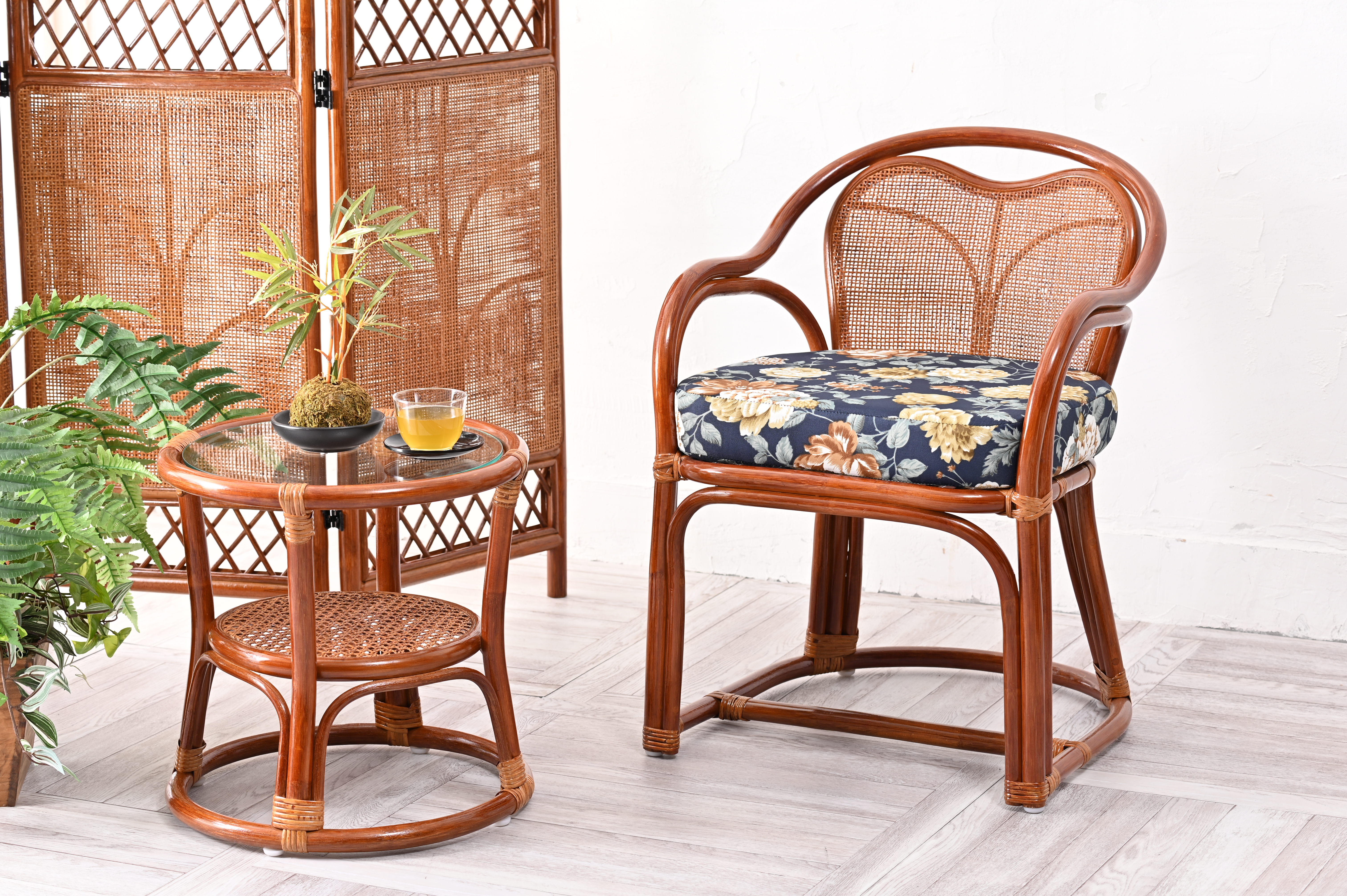 C333HR ラタンらくらくチェア ハイタイプ | 【SR-net】Sunflower