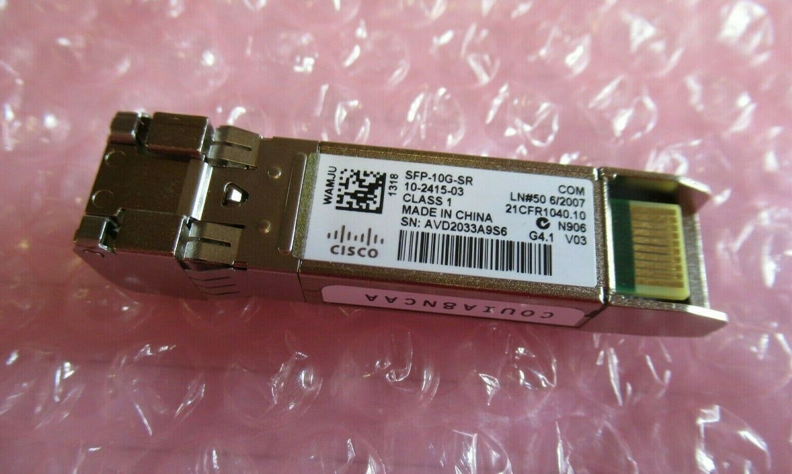 Cisco 10 G Lr SFP Cisco 10-2415-03 SFP-10G-SR V03 Fiber Network