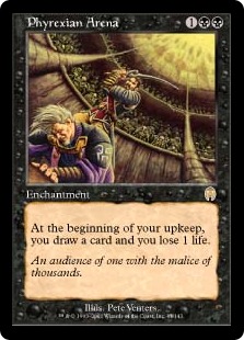 Foil】《ファイレクシアの闘技場/Phyrexian Arena》[APC] 黒R | 日本