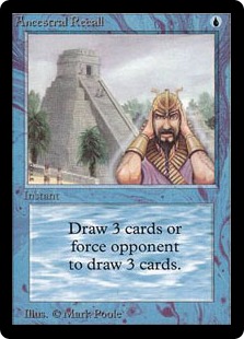 Ancestral Recall》[LEB] 青R | 日本最大級 MTG通販サイト「晴れる屋」