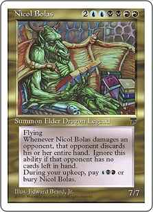 Foil】□旧枠□《ニコル・ボーラス/Nicol Bolas》[TSB] 金R | 日本最大