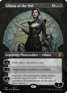 373)□ボーダーレス□《ヴェールのリリアナ/Liliana of the Veil》[DMU