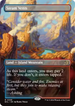 Foil】《蒸気孔/Steam Vents》[RTR] 土地R | 日本最大級 MTG通販サイト