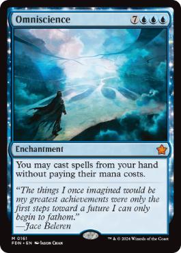 161)《全知/Omniscience》[FDN] 青R | 日本最大級 MTG通販サイト