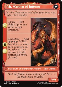 Foil】(133)□プレリリース□《イフリートのドミナント、クライヴ