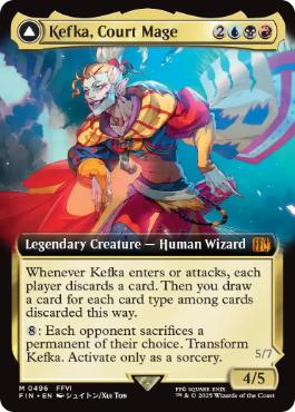 Foil】(322)□ボーダーレス□《人造魔導士、ケフカ/Kefka, Court Mage