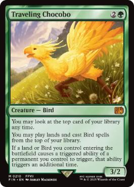 210)《旅するチョコボ/Traveling Chocobo》[FIN] 緑R | 日本最大級 MTG