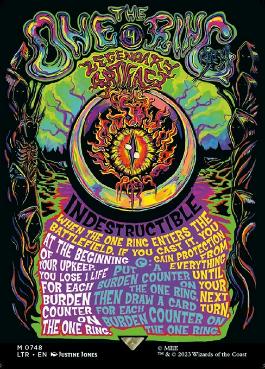 Foil】(748)□ボーダーレス□《一つの指輪/The One Ring》[LTR-BF] 茶R