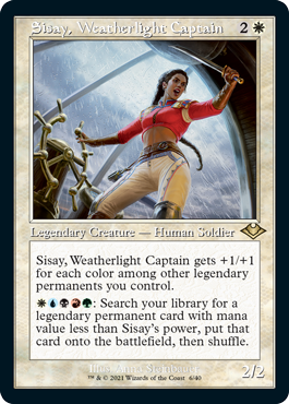 029)《ウェザーライトの艦長、シッセイ/Sisay, Weatherlight Captain