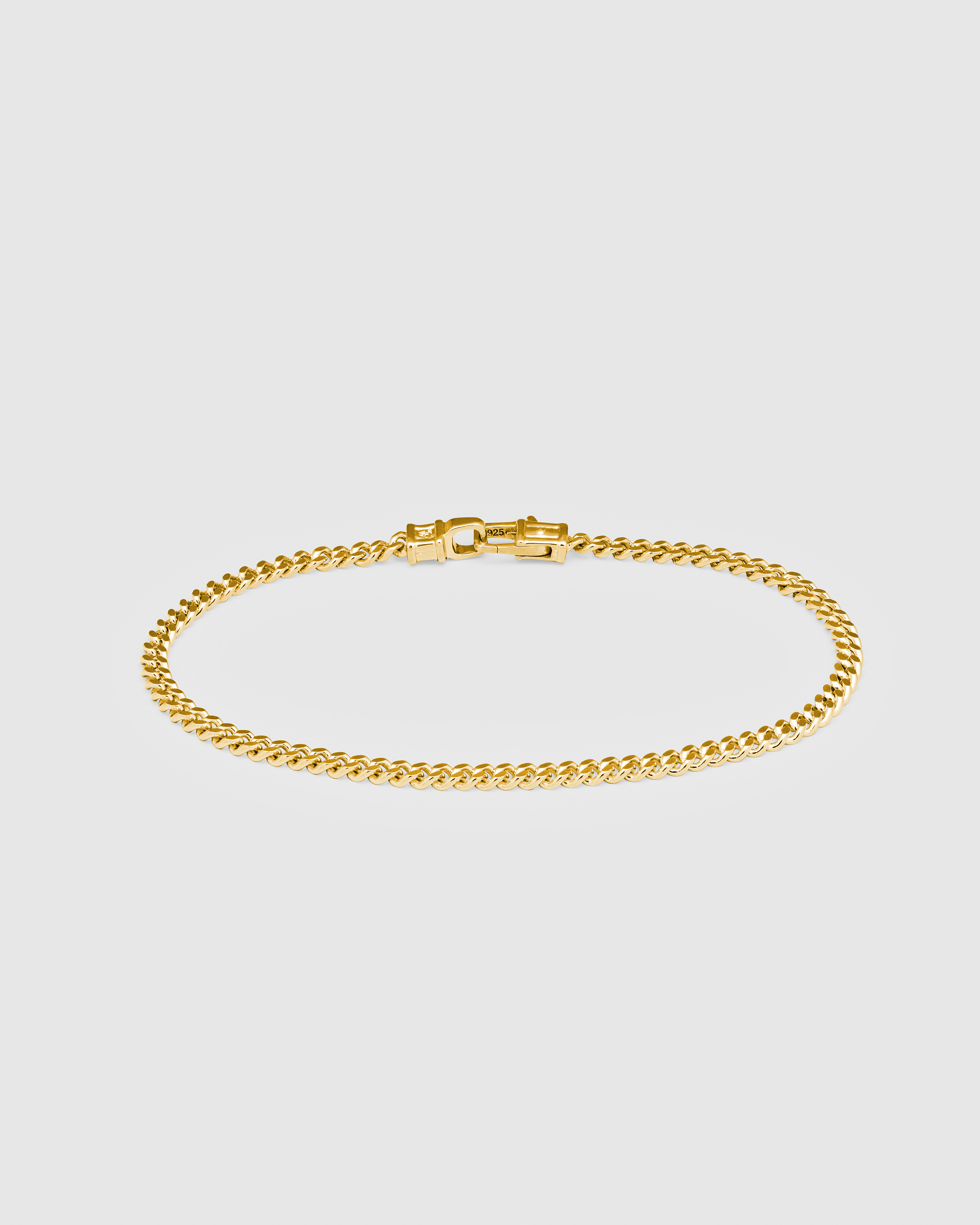 Curb Bracelet M Gold - Tom Wood Project Official Online Store