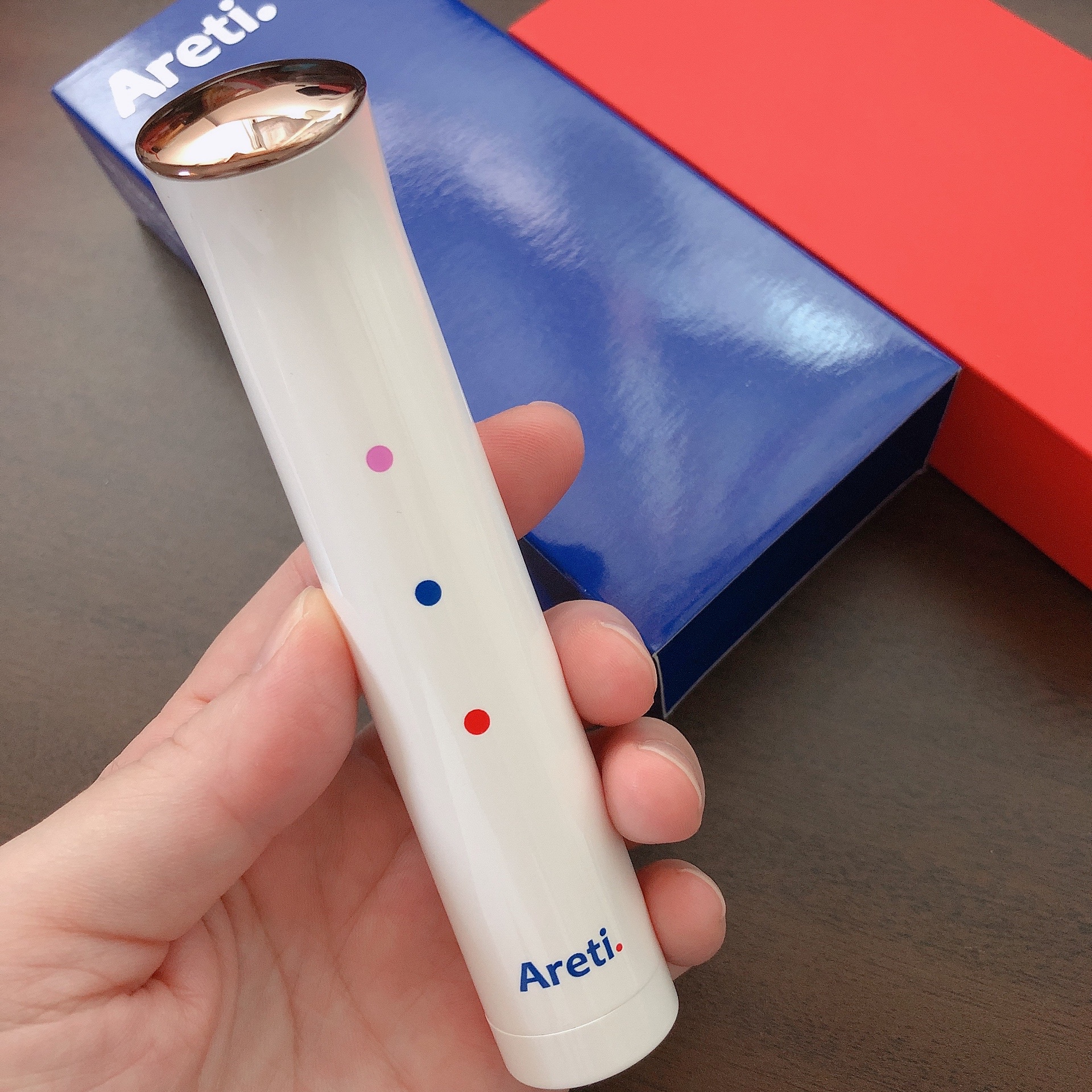 Areti.(アレティ) / Tricolor リフトアップ むくみ 美肌 電池式 光美顔