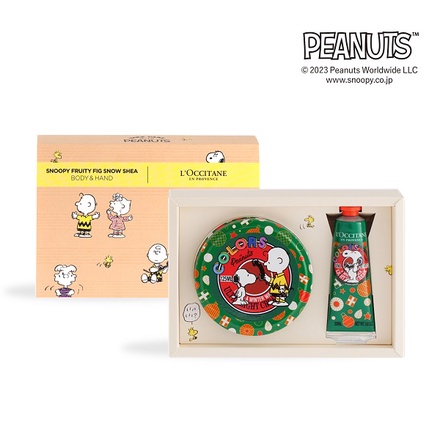 ロクシタン / SNOOPY フルーティフィグ スノーシア ボディ＆ハンドの