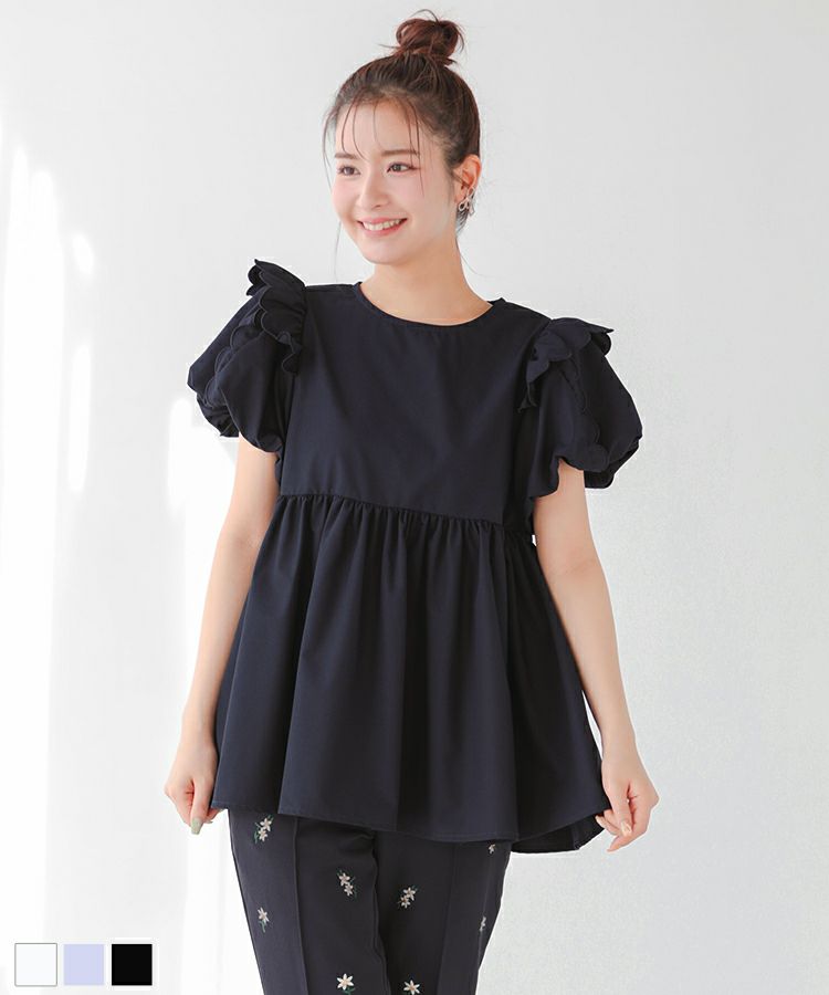 フラワースフレジャガードトップス【宅配便】 | Fit more