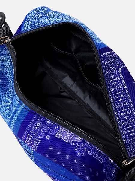 CHALLENGER / BANDANA SHOULDER POUCH -Navy-