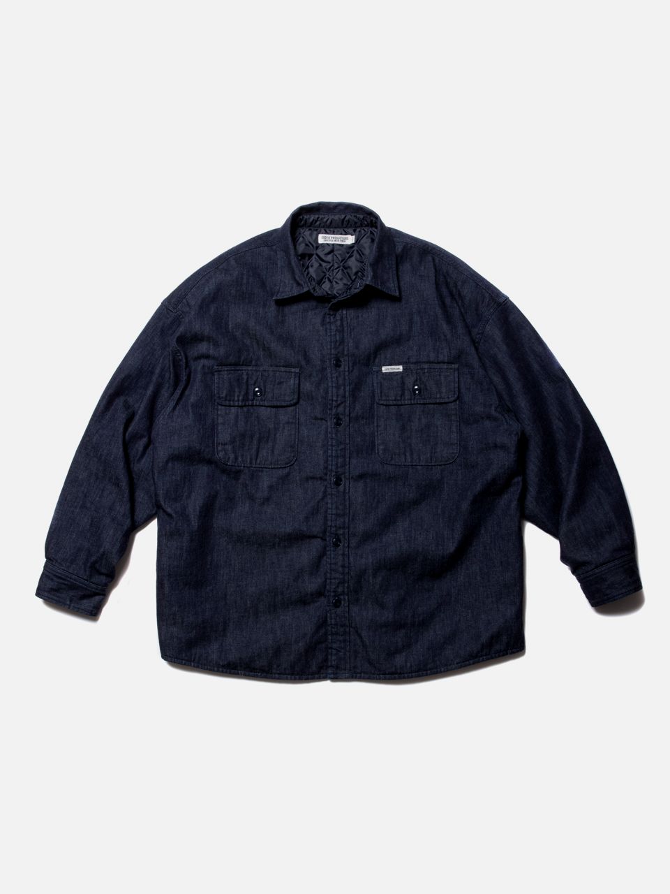 COOTIE / Denim Quilting Shirt Jacket