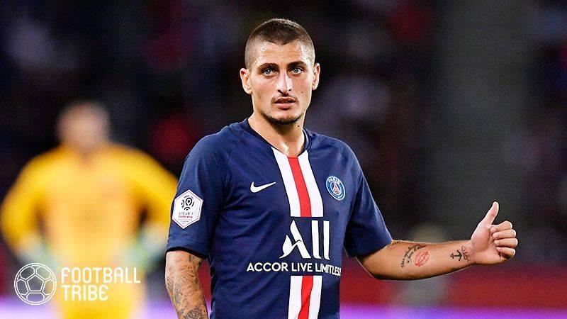 PSG、イタリア代表MFが今季終了。フランス杯とリーグアン優勝へ痛手