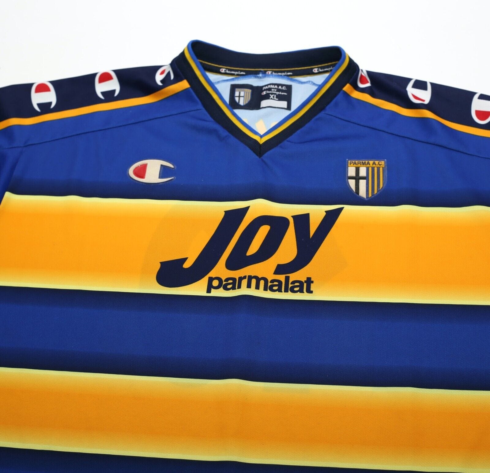 2001/02 Nakata #10 Parma Vintage Champion Home Football Shirt