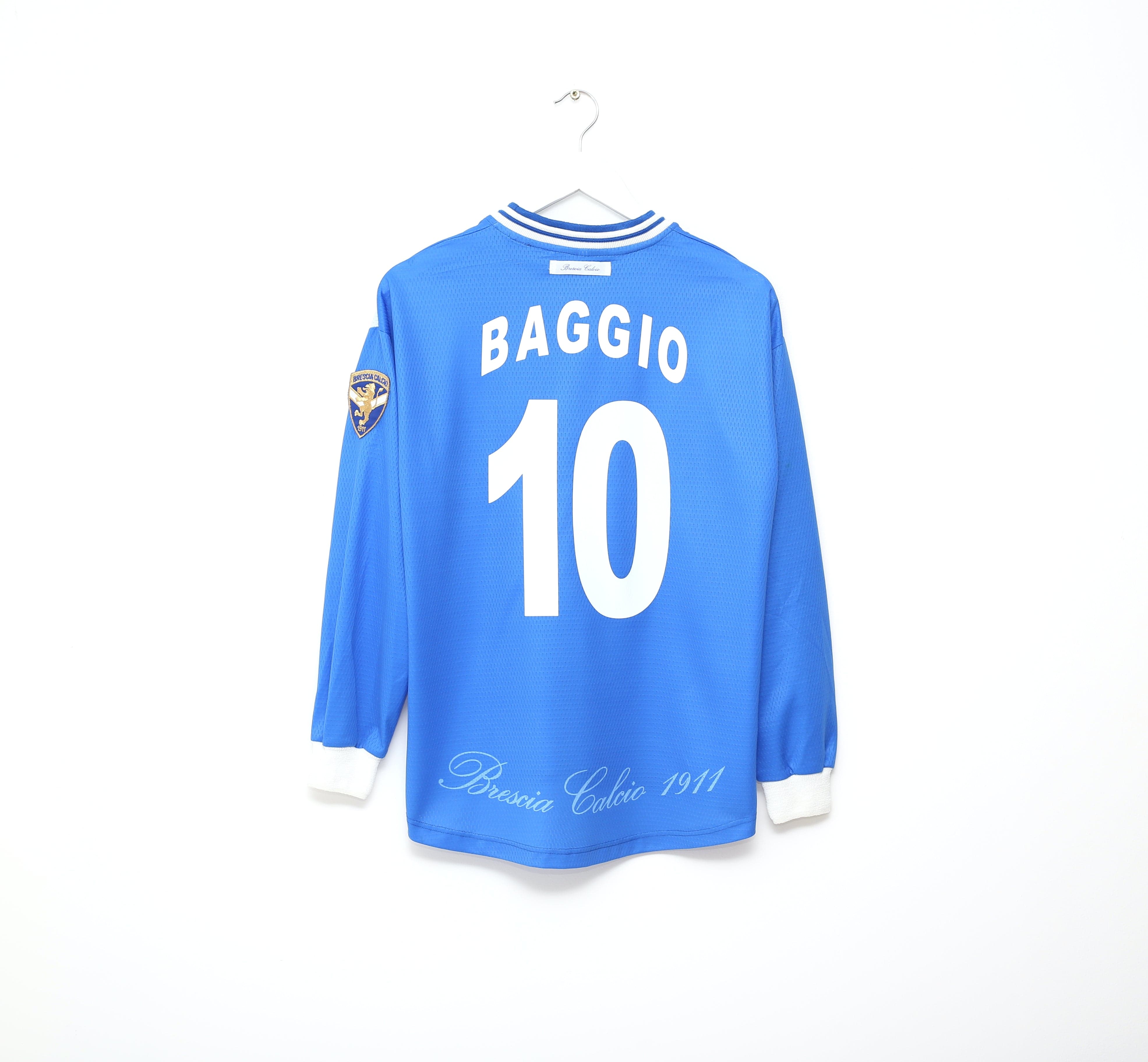 2000/01 BAGGIO #10 BRESCIA Vintage Garman Long Sleeve Home