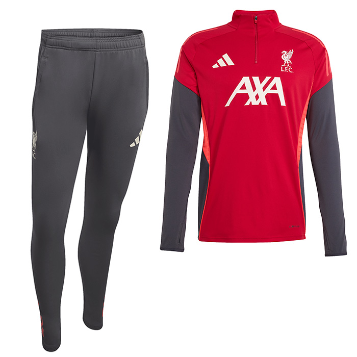 リバプール 25-26 TIRO25 1/4 ZIPトレーニング トップ長袖&パンツ 上下