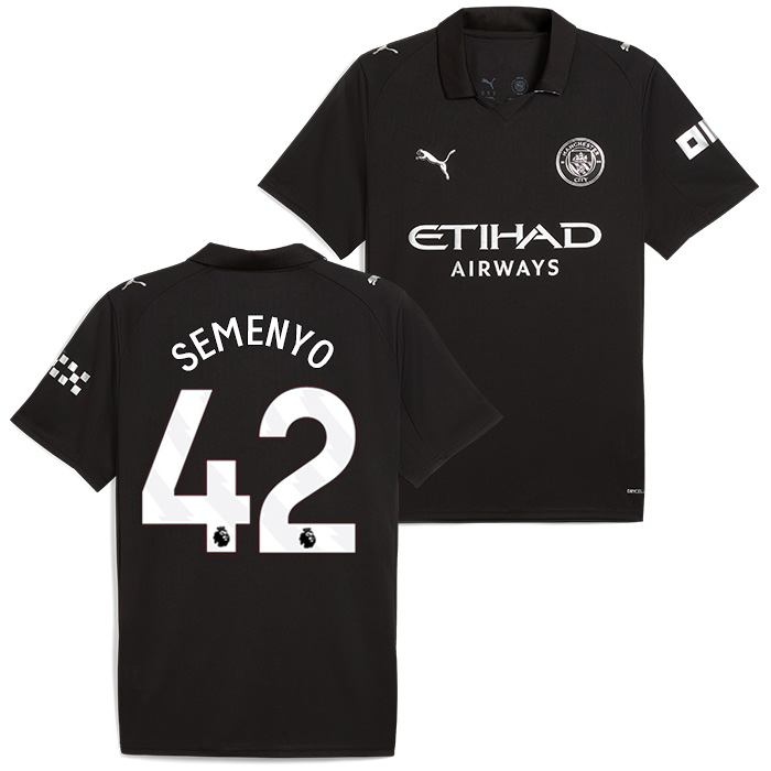 マンチェスターシティ 25-26 アウェイ 半袖 ユニフォーム No.42
