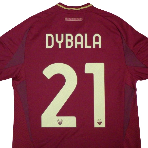 ASローマ 24/25 公式ユニフォーム ホーム 半袖 オフィシャルマーキング