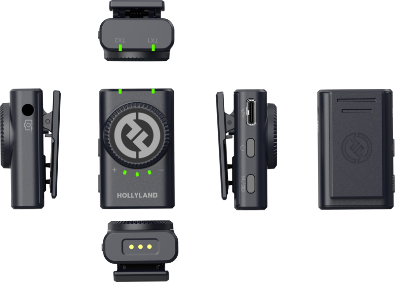 Hollyland Lark M2 Combo - Wireless Lavalier Microphone (Duo